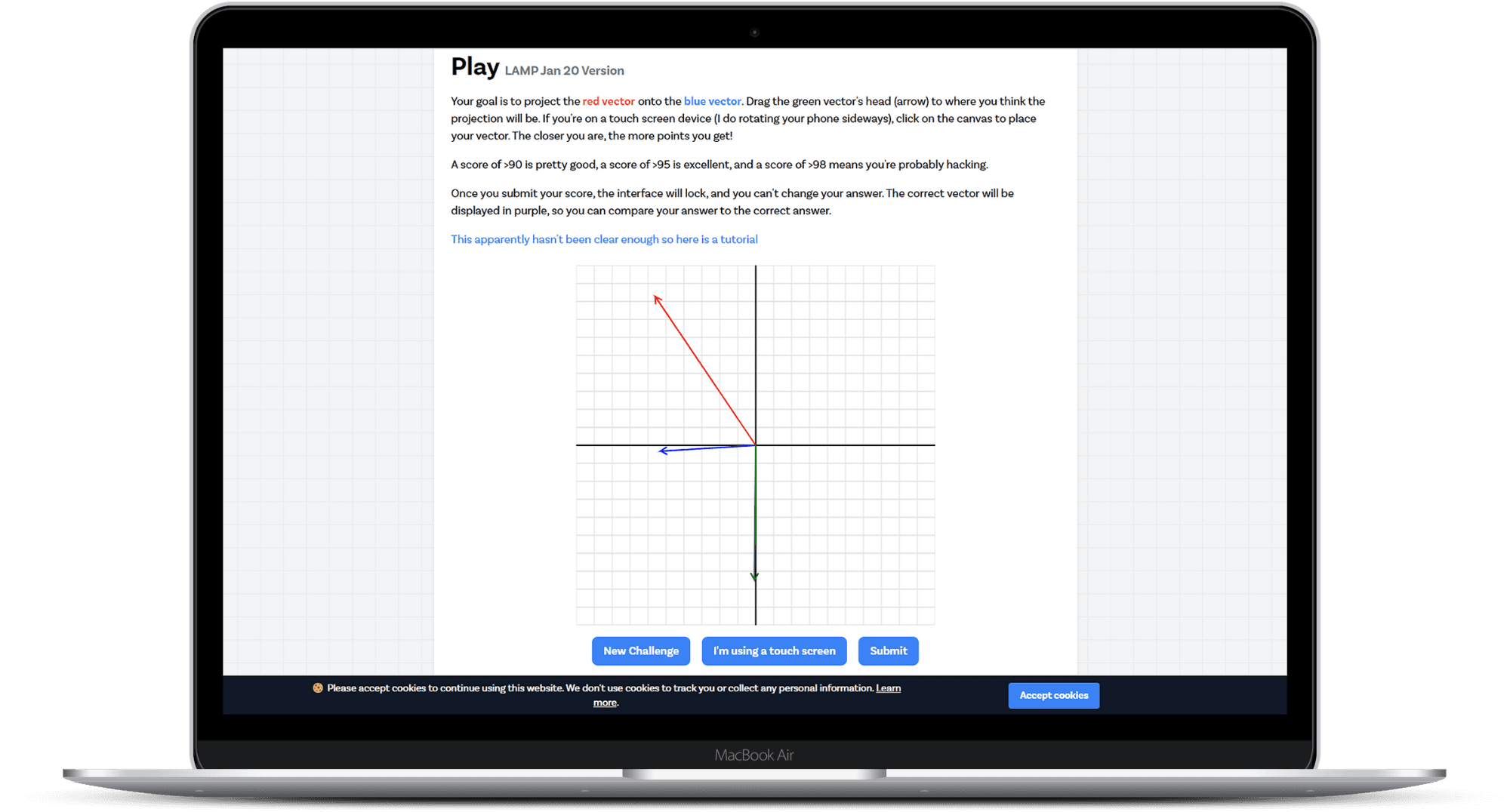 LAMP: Linear Algebra Multiplayer Projection